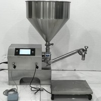 Machine de remplissage automatique de sauces en acier inoxydable de qualité alimentaire de 30 kg, adaptée au remplissage de pâtes