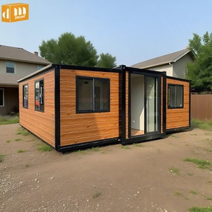 Casa Contenedor Expandible Creativa de 20 pies/40 pies, Casas Prefabricadas con Diseño Plegable, Casas Móviles para Villas de Lujo, Oficina en Contenedor - Product Image 1