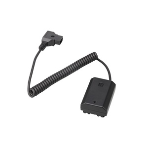 JZR <span class=keywords><strong>ZVE1</strong></span> A7S3 C2 M4 R5 FX3 Dummy Batterij NP-FZ100 Externe D-TAP V-Mount Voedingskabel Camera Accessoires Draagbare PVC - Product Image 5
