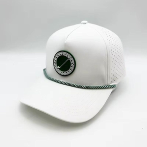 Nueva Gorra de Béisbol Deportiva de 5 Paneles con Logotipo Personalizado, Impermeable, de Poliéster, con Perforaciones Cortadas a Láser, Estilo Dad Hat - Product Image 5