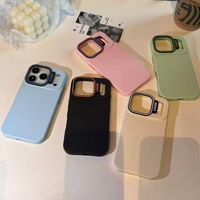 Coque de téléphone antichoc à double lentille bicolore, vibrante et rafraîchissante, compatible avec iPhone 17 16 15 14 13 12 11