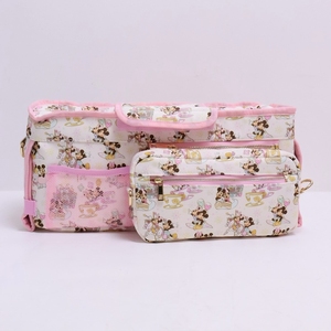 Sac à langer en nylon imperméable avec poches isothermes, pochette détachable, bandoulière réglable, sac <span class=keywords><strong>de</strong></span> transport pour <span class=keywords><strong>poussette</strong></span>, idéal pour les sorties au parc - Product Image 3