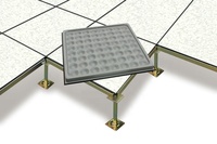 Plancher surélevé en acier antistatique robuste 600x600x35mm à forte charge pour centre de données, salle de serveurs, salle informatique, fabricant OEM