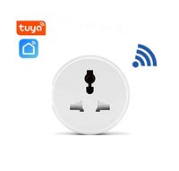Jauge universelle prise de voyage Graffiti WiFi prise intelligente jauge anglaise tourner trou universel prise de synchronisation interrupteur vocal