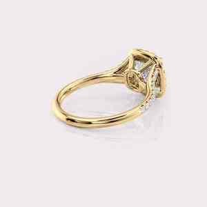 Anillo de Compromiso de Moissanita de la Mejor Calidad para Joyería Nupcial, Celebración de Bodas y Regalos, Disponible al Mejor Precio del Mercado - Product Image 5