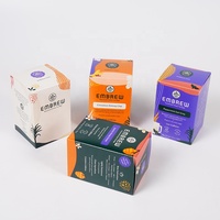 Cajas de Té Personalizadas Reciclables, Cajas de Té Vacías Personalizadas, Empaque de Bolsitas de Té y Cajas