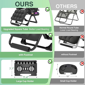 Silla Plegable para Personas Mayores, para <span class=keywords><strong>Playa</strong></span>, <span class=keywords><strong>Camping</strong></span>, Eventos, Jardín, Portátil - Product Image 4