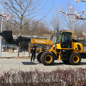 TL2000 2 Ton Telescopic Wheel <span class=keywords><strong>Loader</strong></span> Mesin Diesel Tinggi Angkat 4500mm Daya 65KW 4x4 <span class=keywords><strong>ATV</strong></span> Articulating Mini Boom <span class=keywords><strong>Loader</strong></span> - Product Image 1