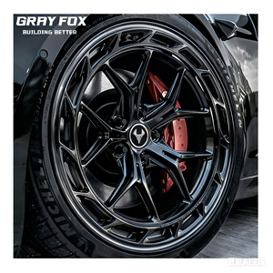 Rodas de Liga Leve Forjadas GRAYFOX Personalizadas Côncavas 5X120 5X112 5X114.3 de 18 19 20 21 22 Polegadas Monobloco para M2 M3 M4 E60 E39 E38 E36 E90 - Product Image 3