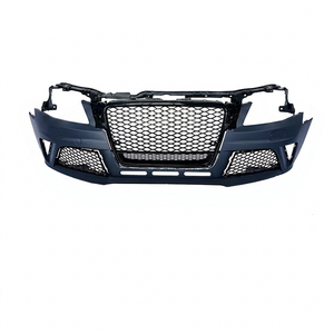 Nueva Parrilla Delantera RS4 en Negro Brillante con Diseño de Panal de Abeja para Audi A4 B8 08-12, Kit de Carrocería |   Actualización S4 Estilo RS4 Fácil Instalación - Product Image 1
