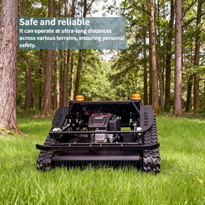 Falciatrice Semovente per Manutenzione Vegetazione Stradale 48V, Larghezza di Taglio 800mm, Certificazione CE, VTLM800, Telecomandata, Cingolata per Uso Industriale - Product Image 4