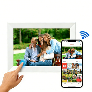 Marco Inteligente para el Hogar con Pantalla Táctil Digital de 10.1 Pulgadas y Sistema Android, con Control por Aplicación para Decoración Moderna - Product Image 1