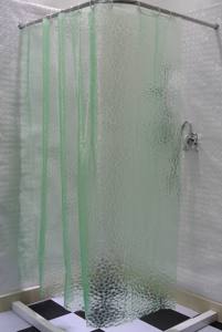3D Effet Cube D'<span class=keywords><strong>eau</strong></span> <span class=keywords><strong>EVA</strong></span> Imperméable Anti-Bactérien Anti-Moisissure Salle De Bain Rideau De Douche avec 12 crochets En Plastique - Product Image 4