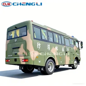 รถบัสขนส่งบุคลากรเหมือง Dongfeng 4x4 สำหรับทุกสภาพพื้นผิว 24-31 ที่นั่ง พร้อมแชสซีส์สำหรับงานหนัก 12 ตัน สำหรับการขนส่งผู้โดยสารแบบออฟโรด - Product Image 5
