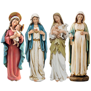 Articles religieux catholiques en gros, <span class=keywords><strong>Jésus</strong></span>, Vierge Marie, Saint Jude, statue de la Vierge Marie en résine, souvenir de baptême, articles religieux catholiques - Product Image 3