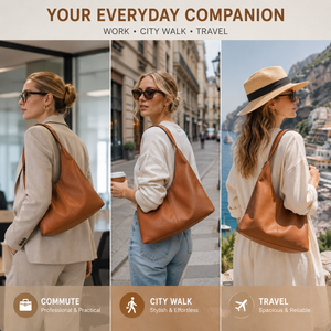 Borsa a Mano Versatile da Donna in Pelle Impermeabile con Chiusura Magnetica, Grande Capacità, Design Moda <span class=keywords><strong>Estate</strong></span>/Inverno - Product Image 2