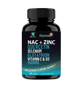 N33 ซอฟต์เจล <span class=keywords><strong>NAC</strong></span> N-อะซีทิล แอล-ซิสเทอีน พร้อมซิงค์เสริม บำรุงสุขภาพตับ ดีท็อกซ์ สารต้านอนุมูลอิสระ สำหรับโภชนาการประจำวัน - Product Image 1