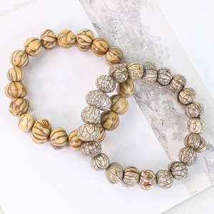 Bodhi <b>Beads</b> <b>Bracelet</b> Natural Stone Round <b>Beads</b> Unisex Jewelry Gift Hangzhou Made - Product Image 1