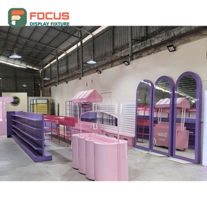 Heavy Duty Store Interior Metal Display Table Concept Design Cosmetic Shop Design - Product Image 6