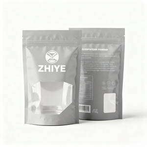 Thấp moq biểu tượng tùy chỉnh Nắp kéo đứng lên dây kéo túi mùi bằng chứng phân hủy sinh học cấp thực phẩm Gói nhựa cho 500 Gam hạt khô - Product Image 1