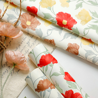 Kertas Pembungkus Bunga Yuyin Paper Qingtangji Matte Tahan Air, Kertas Kemasan Buket DIY Grosir untuk Toko Bunga