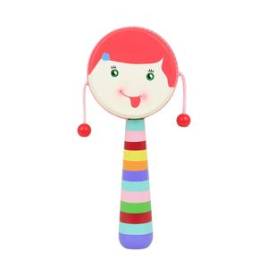 Nouvelle hochette en bois, jouet éducatif amusant, instrument de musique Orff en bois en forme de figurine mignonne - Product Image 2