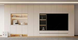 Meuble TV en bois élégant et durable avec un design moderne pour le salon et l'hôtel Fonctionnalité LED incluse - Product Image 3