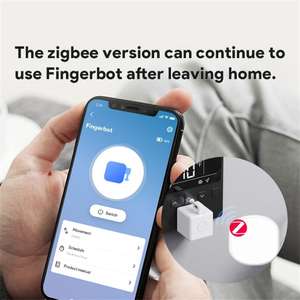 Zigbee Fingerbot <span class=keywords><strong>Plus</strong></span> Tuya Bouton Poussoir Intelligent Interrupteur Intelligent Nouveau Robot Doigt Smart Life Minuterie Contrôle Vocal Alexa Google Home Alice - Product Image 5