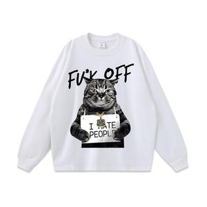 Camisetas <span class=keywords><strong>de</strong></span> Manga Corta <span class=keywords><strong>con</strong></span> Estampado <span class=keywords><strong>de</strong></span> Gato <span class=keywords><strong>Japon</strong></span>és Estilo Urbano Americano Oversized y Desgastado, Tops <span class=keywords><strong>de</strong></span> Manga Corta para Parejas, Marca <span class=keywords><strong>de</strong></span> Moda - Product Image 6