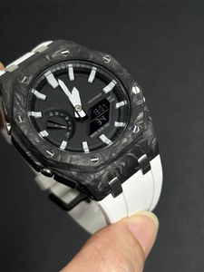 Kit de modification bracelet en caoutchouc FKM et boîtier de montre en fibre de carbone avec boucle ardillon pour <span class=keywords><strong>Ga</strong></span> <span class=keywords><strong>2100</strong></span> – Nouveauté 2026 – Ventes Flash - Product Image 5