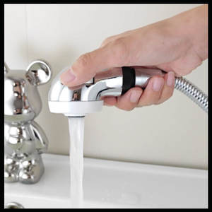 Petite pomme de douche blanche pour enfants, pour animaux de compagnie, salons de coiffure, salons de barbier, accessoire de salle de bain - Product Image 4