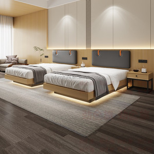 Premium 3-5 Star Modern Hotel Furniture Bundle Including King Size Bed With USB Port and Nightstands for Motel Star-rated - Product Image 3