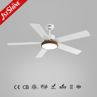 Ventilador de Techo 1stshine de 54 Pulgadas con Motor DC, Diseño Moderno, Inteligente, Eficiente, con Luz LED, Garantía de Calidad, Venta al Por Mayor