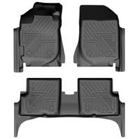 Tapis de sol de voiture avec logo 5D, tapis de sol de voiture toutes saisons en TPE, doublures de sol de voiture pour Renault LOGAN 2010-2015