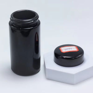 Tarro de almacenamiento ultravioleta de vidrio negro UV de 100ml, 200ml, 250ml, 500ml, 1000ml, tarro para cremas - Product Image 6