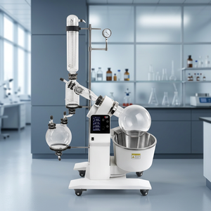 Evaporador Rotatorio Digital Industrial RE200-Pro de 20L, Equipo de Laboratorio para Recuperación de Solventes de Alta Capacidad, Pantalla LCD, Protección IP55 - Product Image 3