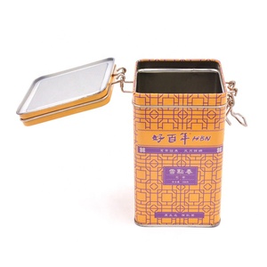 מזון כיתה תה קופסא פח עם אבזם מנעול מיוחד מכסה תה פח מותאם אישית לוגו עיצוב חבילות - Product Image 2