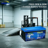 Batterie LiFePO4 pour chariot élévateur électrique 24V 150AH avec BMS avancé pour AGV, certifiée CE FCC RoHS, fabrication OEM ODM, protection contre les courts-circuits