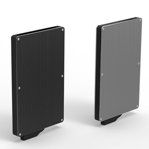 Portefeuille de poche avec blocage RFID automatique pour cartes de crédit, étui en aluminium avec bouton poussoir, anti-scannage, fin, 6 pouces, 8 mm - Product Image 5