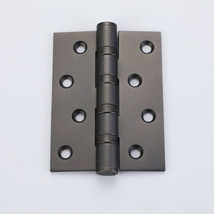 Charnière de meuble 4 pouces, 4 mm d'épaisseur, en acier inoxydable, silencieuse, à montage en surface, design moderne - Product Image 4