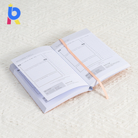 Fabricant de carnets en cuir PU A6 personnalisés de luxe OEM pour souvenir de mariage, logo en relief, encres durables