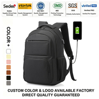 Sac à dos multifonctionnel pour étudiants, sac d'ordinateur portable de haute qualité pour les voyages et les loisirs, avec port de charge USB