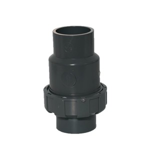 Vanne de retenue à bille en PVC, taille de port 1/2 pouce, pour tuyau d'alimentation en eau, contrôle de débit unidirectionnel, blanc et noir - Product Image 5