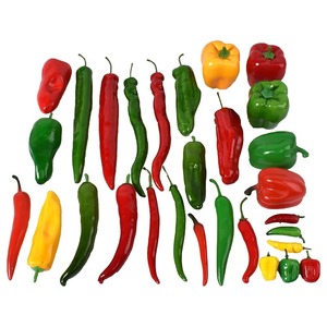 Decoraciones de Halloween, Vegetales y Chiles Artificiales de Espuma Plástica PU para Decoración del Hogar, Cocina y Fiestas - Product Image 6