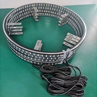 Kit d'éclairage de roues Kingshowstar, nouvelle version améliorée, 2 rangées, blanc, 15/17 pouces, pour camions. Envoyez une demande pour obtenir plus de réductions et des cadeaux gratuits.