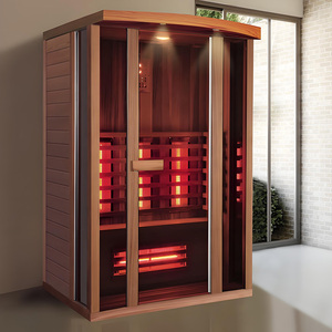 Bestseller Innen-Holzsauna aus Hemlocktanne Trockene Sauna-Kabine mit Infrarot für 1-2 Personen - Product Image 6