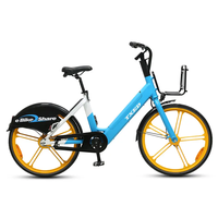 Vélo électrique de ville TXED 26 pouces 36V 250W avec moteur arrière sans balais, freins à tambour, cadre en alliage, vitesse unique