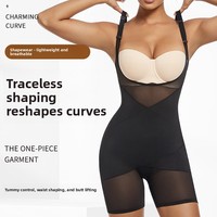 ODM Body sculptant sans couture pour femme grande taille, antibactérien, respirant, amincissant la taille, gainant le ventre et rehausseur de fesses