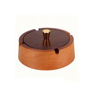 <span class=keywords><strong>Cendrier</strong></span> en bois personnalisé, <span class=keywords><strong>cendrier</strong></span> détachable avec couvercle, facile à nettoyer, accessoires pour fumeurs pour la maison - Product Image 4