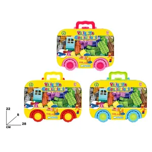 Valigetta Costruzioni Building <b>Blocks</b> Set 28x22x8 Cm Construction Toy For Kids Age 3+ - Product Image 3